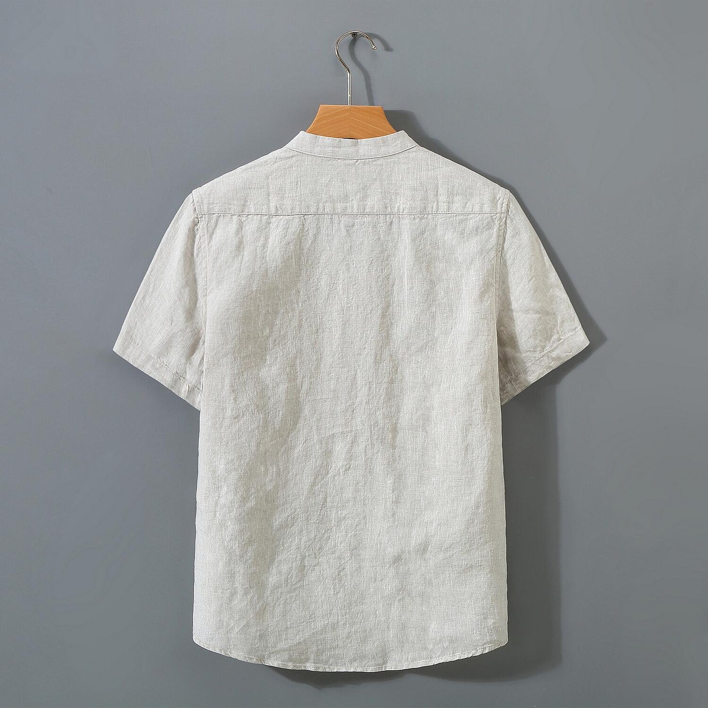 Breathable Linen Short Sleeve Shirt